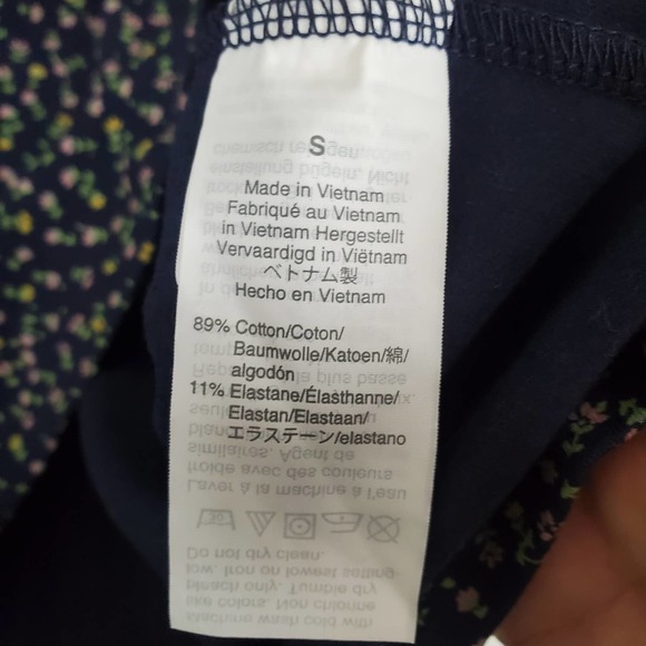 J Crew NWT floral print square neck blouse, small - Picture 5 of 5